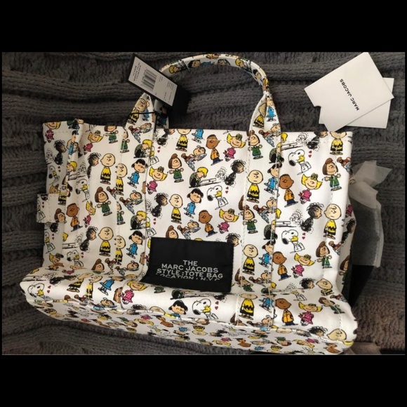 Marc Jacobs Handbags - Marc Jacob  Peanuts Canvas Tote Bag